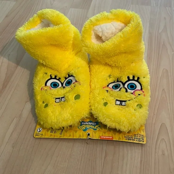 SpongeBob slipper socks